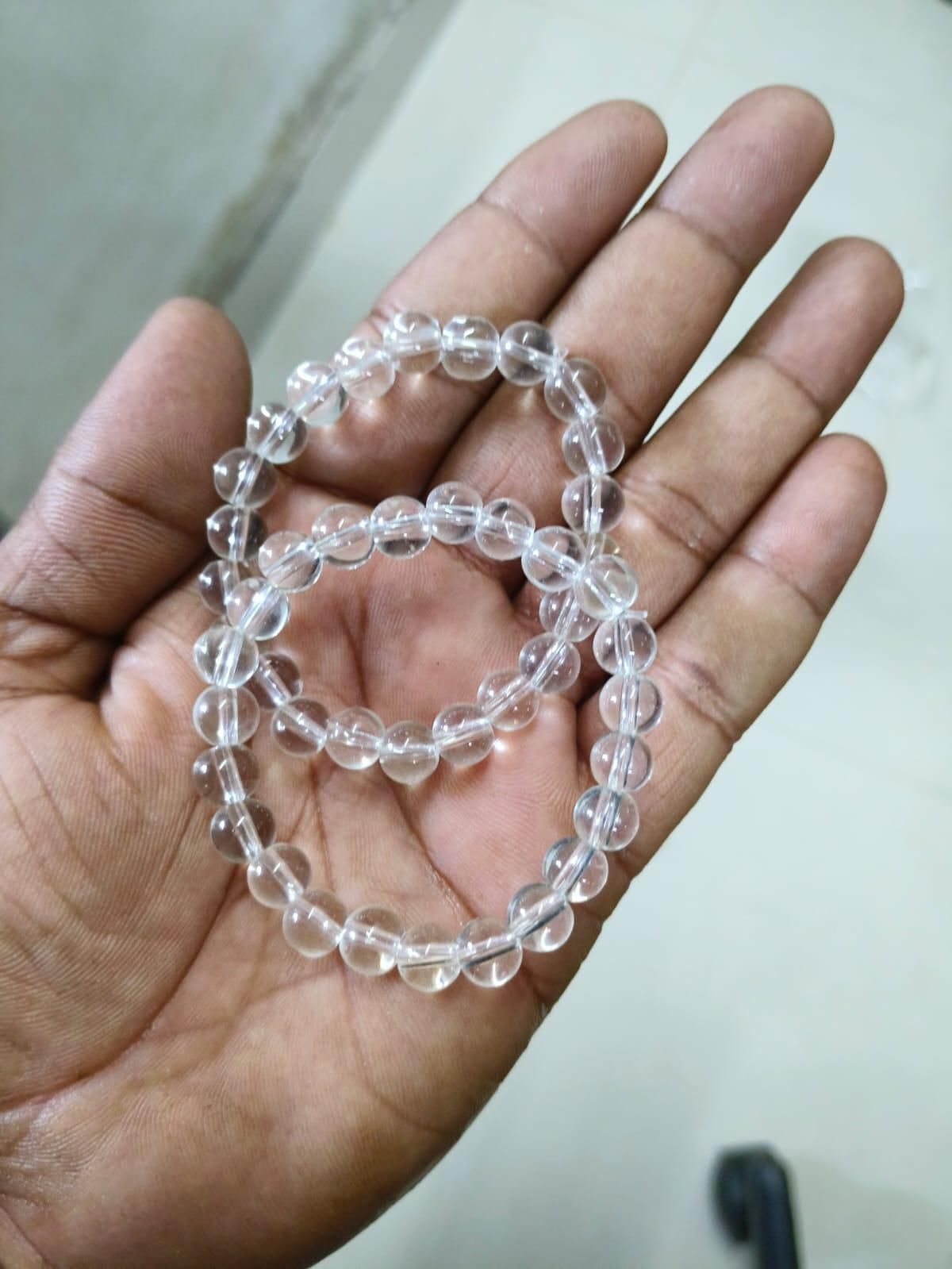 clear quartz jewelry, crystal healing bracelet, beaded bracelet men women, healing bracelet unisex, quartz bracelet pack of 2, men's crystal jewelry, women's healing jewelry, unisex healing bracelet, clear quartz beads bracelet, healing crystal jewelry

