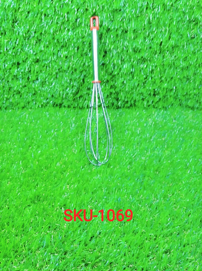 Hand whisk with wire design for versatile kitchen mixing. stainless steel whisk, hand whisk for kitchen, balloon wire whisk, egg beater, kitchen whisk tool, mixing whisk silver, coffee beater, stainless steel kitchen tool, baking whisk, milk frother whisk
