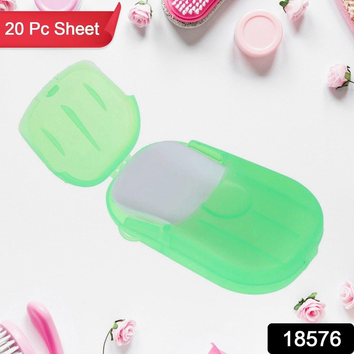 water soluble soap sheets in compact box, colorful paper soaps for personal use, pocket size paper soap for students and kids