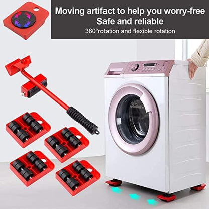 heavy duty furniture lifter, furniture mover tool, stainless steel furniture lifter, furniture lifter with wheel pads, heavy furniture mover tool set, furniture moving tools pack of 5, durable furniture lifter, furniture shifting tool, furniture lifter kit, wheel pad furniture lifter,