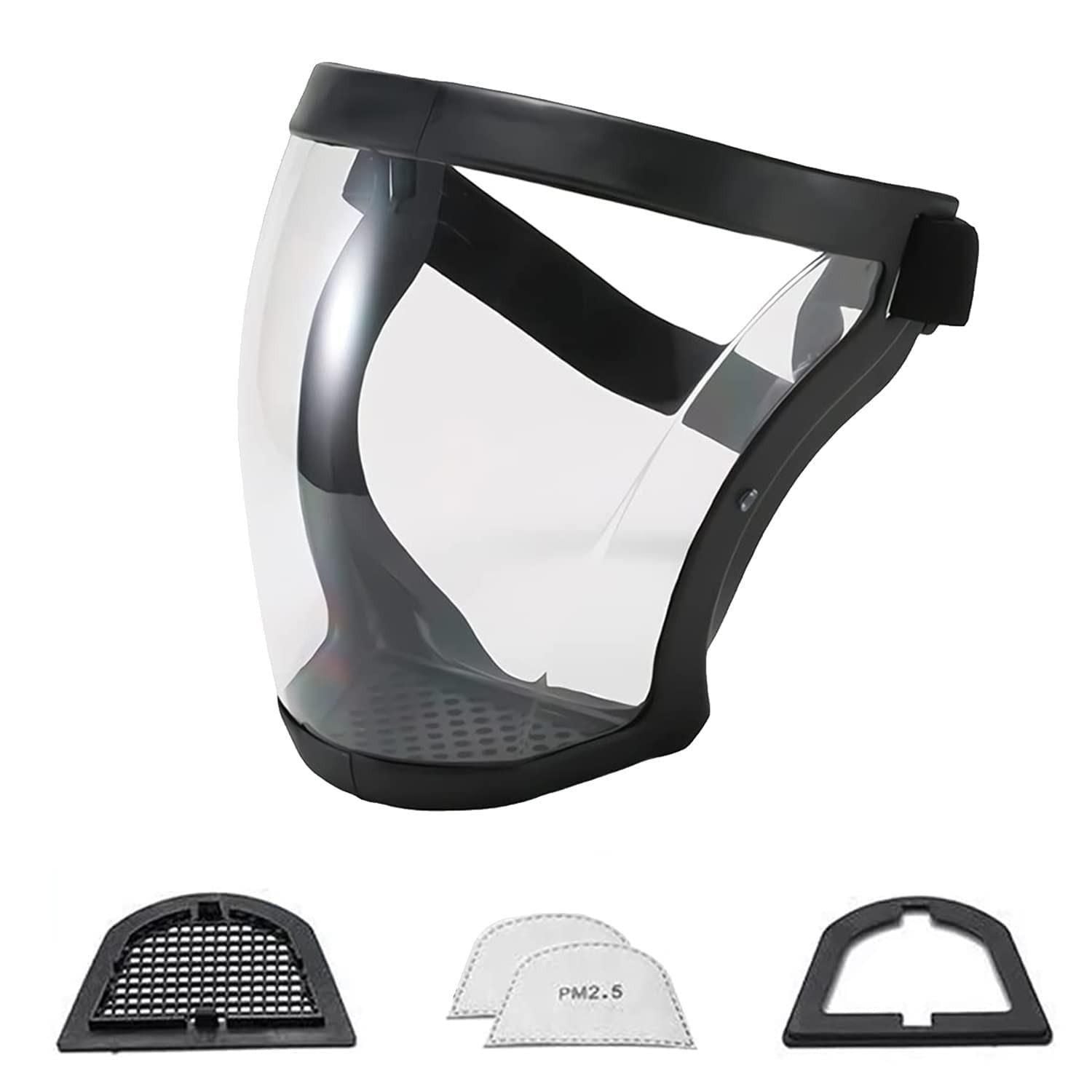 transparent face shield mask anti-fog for men, full face protective mask with clear anti-fog shield, anti-fog face shield for men transparent full cover, men's full face mask transparent and anti-fog, protective transparent face mask for men, full face shield anti-fog mask men’s protection, clear face shield mask anti-fog full face men, reusable anti-fog face shield transparent for men, protective anti-fog face mask for men transparent design