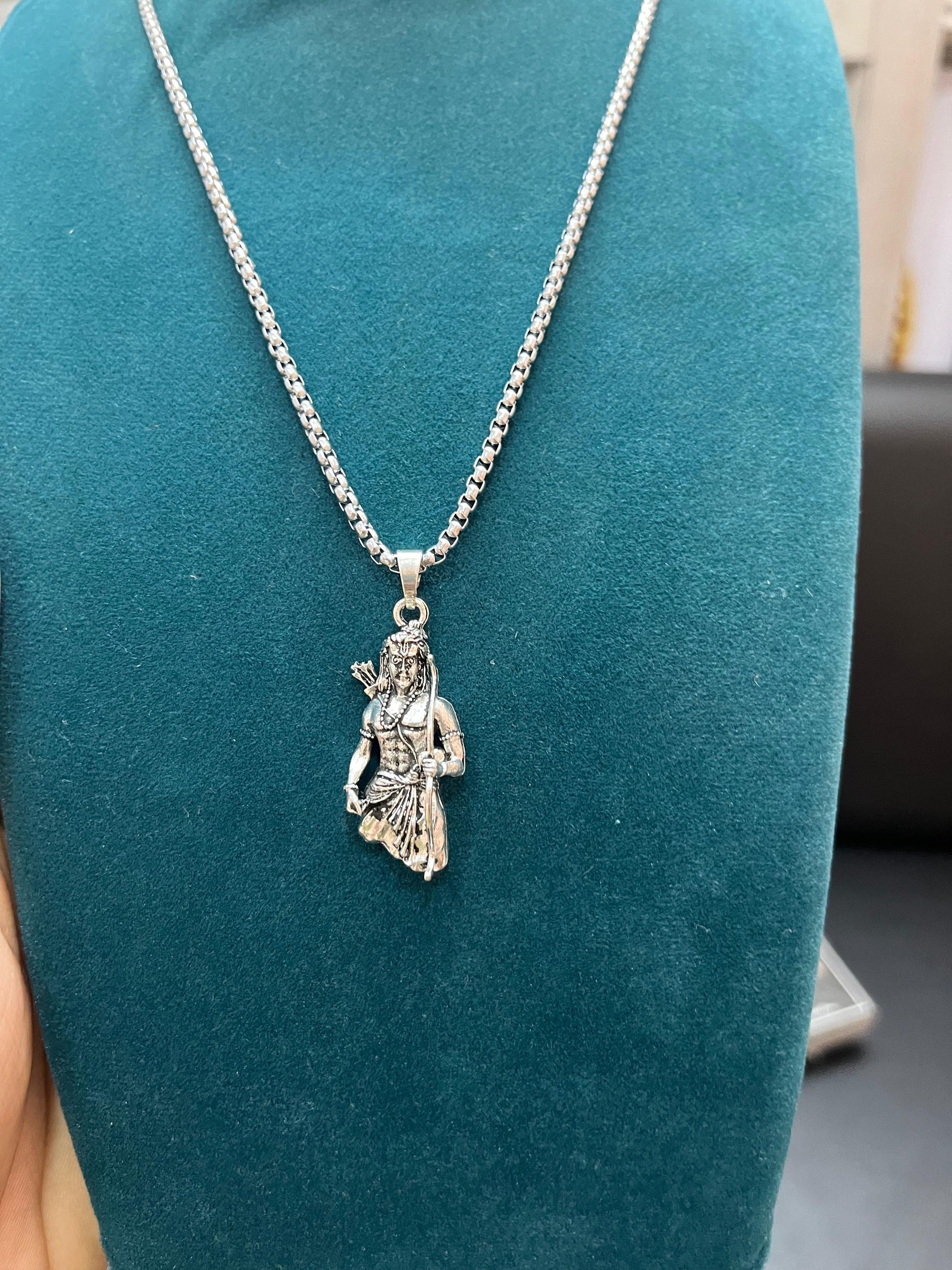 lord ram pendant with chain oxidised silver for men, shri ram ji oxidised silver locket necklace, oxidised silver devotional pendant for men, men’s lord ram oxidised silver pendant chain, buy shri ram pendant necklace online india, oxidised silver ram ji locket with chain, spiritual lord ram pendant necklace oxidised silver, devotional pendant necklace for men oxidised silver, oxidised silver lord ram jewelry for men, shri ram ji oxidised silver pendant for daily wear

