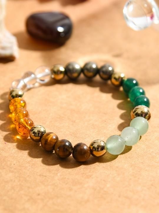 Dhan Yog Elasticated Bracelet | Natural Gemstone Crystal Bracelet for Money & Prosperity, dhan yog bracelet, dhan yog crystal bracelet, money attracting bracelet, gemstone bracelet for wealth, elastic gemstone bracelet, multicolor crystal bracelet, natural gemstone bracelet for money, dhan yog bracelet for prosperity, money magnet bracelet, spiritual bracelet for money, original crystal wealth bracelet, elasticated bracelet for men and women, gemstone prosperity bracelet, bracelet for attracting money 