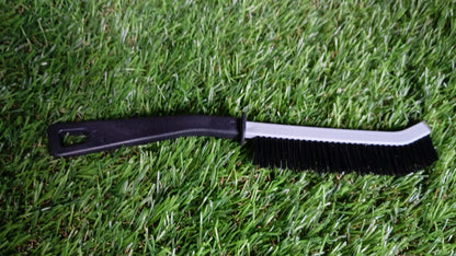 gap cleaning brush, crevice brush, window track cleaner, corner cleaning tool, slider track cleaning brush, narrow space cleaner brush, home cleaning accessories, tile gap cleaning brush, sliding door track scrubber, multipurpose brush for cleaning corners, 23 cm cleaning brush, household crevice tool

