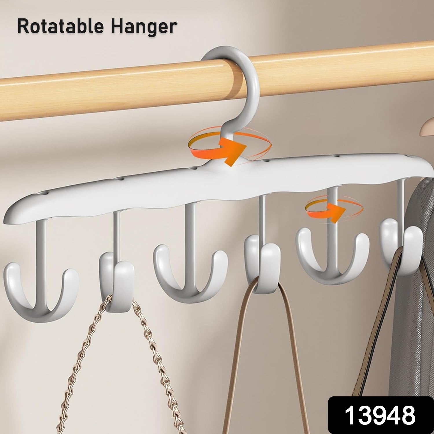  compact tank top hanger for small spaces, rotatable hanger with 12 hooks for wardrobe storage, tank top organizer hanger for Indian apartments, closet space saver hanger for women’s tops, 12-in-1 hanging rack for bras and camisoles, closet hook hanger for organized clothing display