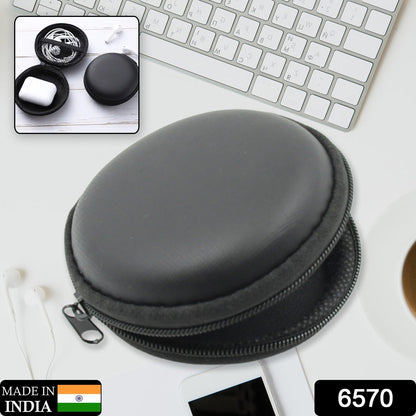 Multi-use pouch for headphones and cables, earphone pouch, headphone case, round earphone case, AirPods case pouch, data cable organizer, return gift pouch, small travel pouch, kids party favor case