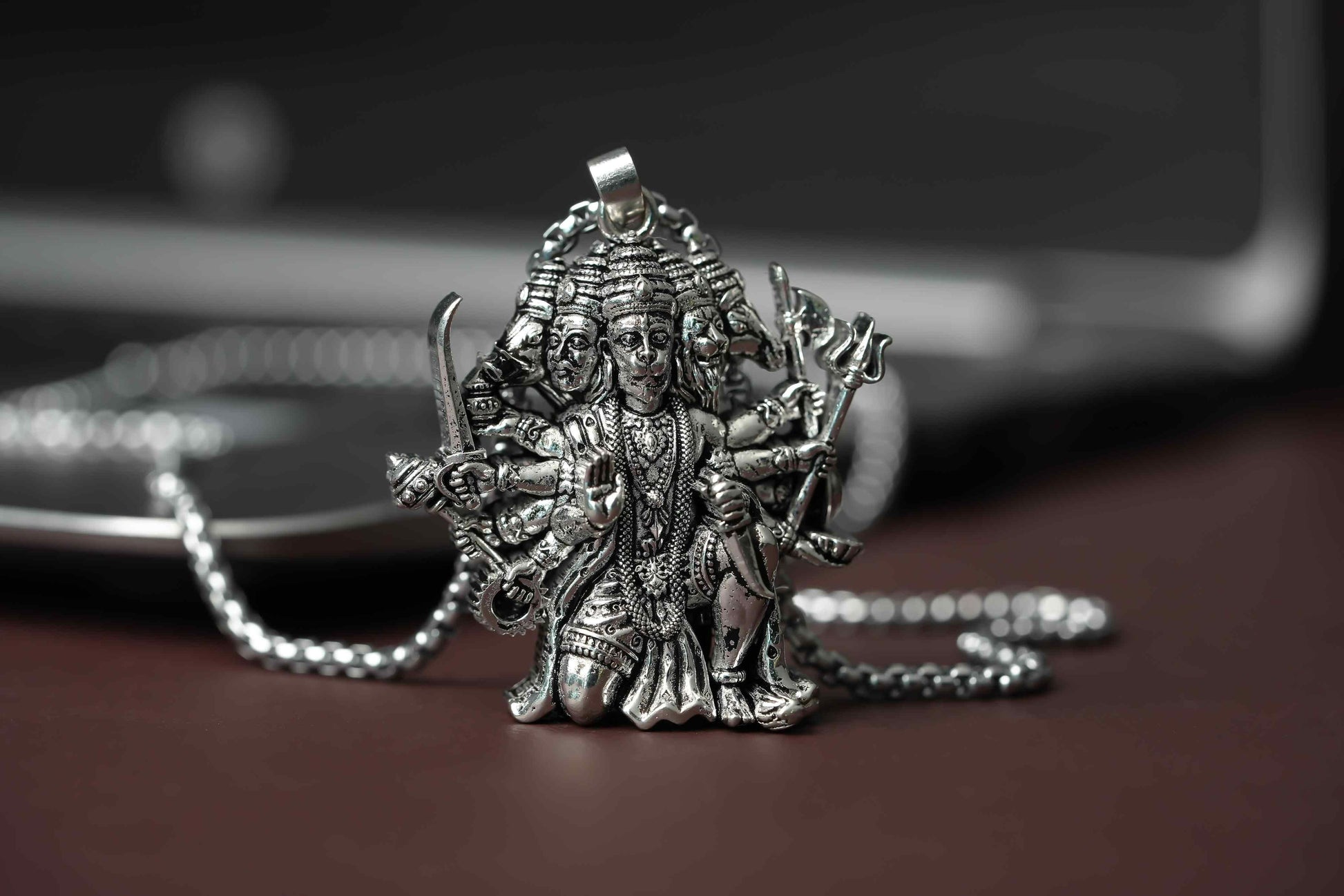 silver plated hanuman ji locket, hanuman pendant necklace for men, silver plated devotional pendant, panchamukhi hanuman jewelry men, silver plated hanuman pendant chain, men’s spiritual hanuman pendant, hanuman ji locket with chain, silver plated spiritual pendant, devotional hanuman pendant for men