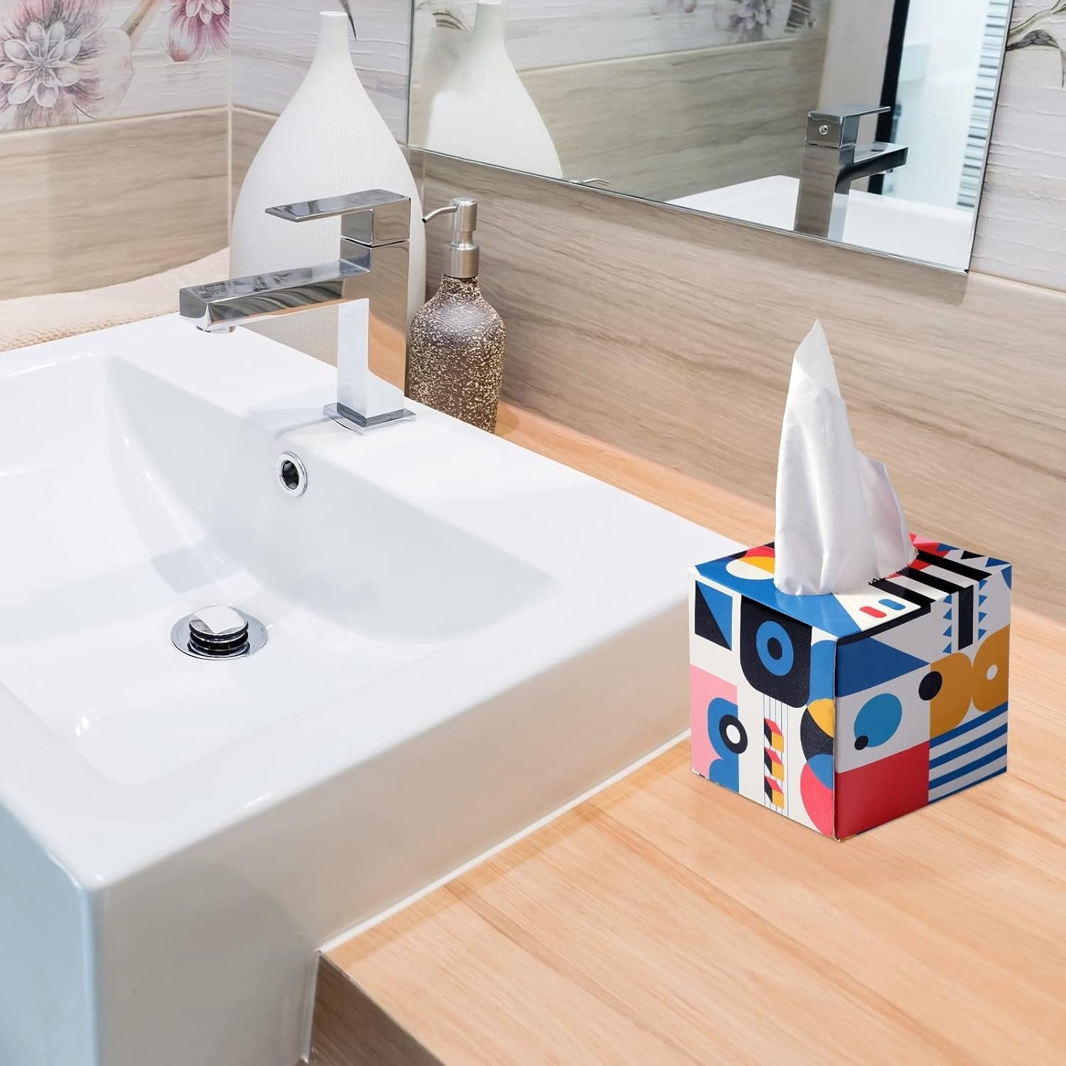 practical tissue paper dispenser India, tissue holder for daily hygiene, disposable facial tissues cube pack, cute tissue box for girls and women, portable tissue cube for car dashboard, tissue paper box stylish design