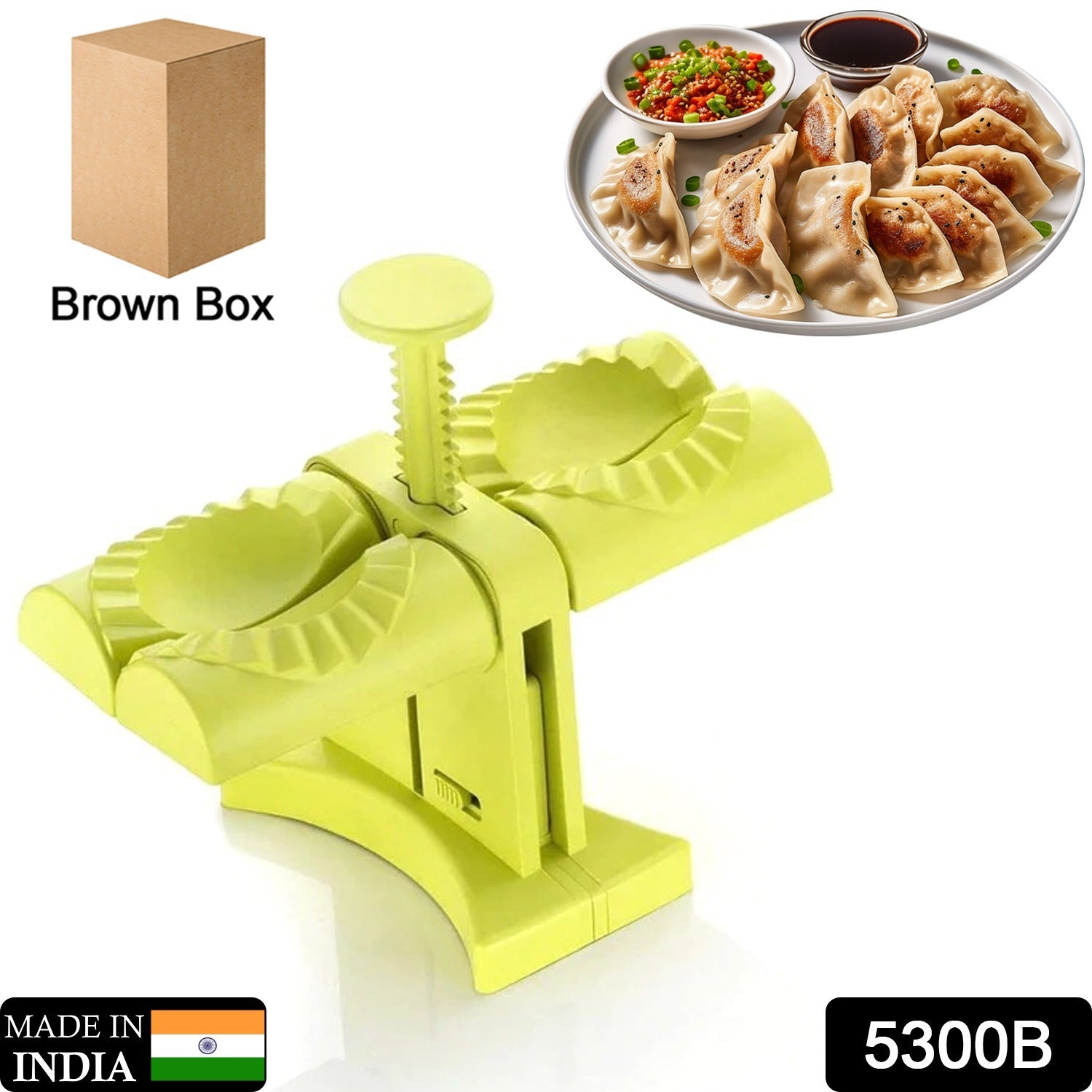 Easy-to-use dumpling press mold for home use, dumpling maker mold, double head dumpling press, momo maker tool, kitchen dumpling mold, gujiya press, easy dumpling maker, dumpling kitchen accessory