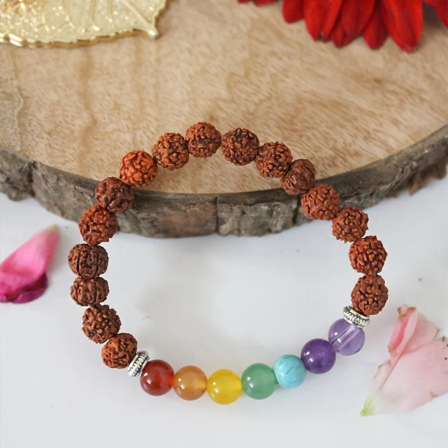 multicolor rudraksha bracelet men, spiritual energy healing bracelet, chakra healing bracelet for men, rudraksha energy bracelet multicolor, men's spiritual rudraksha bracelet, chakra energy healing jewelry men, multicolor spiritual bracelet for men, 7 chakra energy bracelet rudraksha, healing rudraksha bracelet men