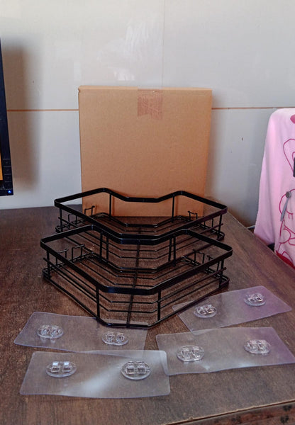 modern corner racks for Indian homes, best wall shelf without nails India