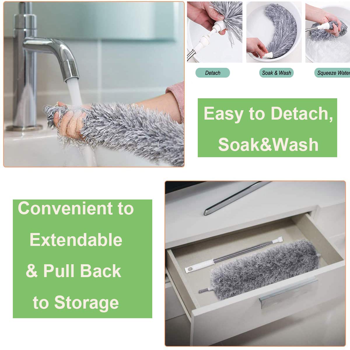 multifunctional floor blank and crevice cleaning brush,