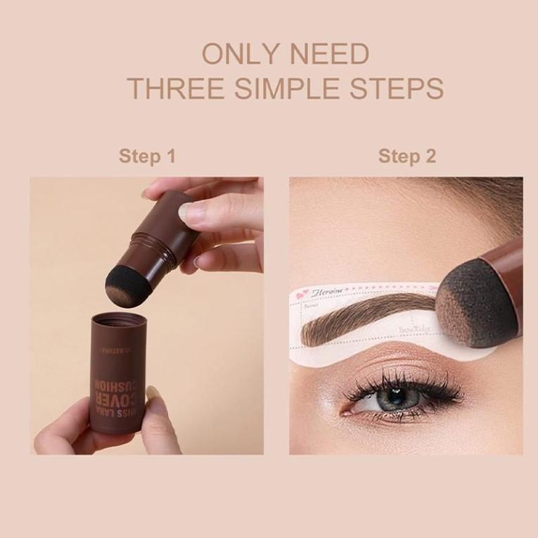easy eyebrow stamp for natural hairline, brown eyebrow shadow stick for precise shaping, eyebrow shaping kit for quick makeup, Miss Lara eyebrow stamp for fuller brows, long-lasting matte eyebrow shadow stick, eyebrow shaping tool with hairline effect, brown eyebrow stick for natural look, eyebrow makeup stamp kit India