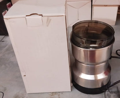 mini electric grinder, portable spice grinder, mixer grinder 150W, stainless steel grinder, dry masala grinder, coffee bean grinder, compact kitchen grinder