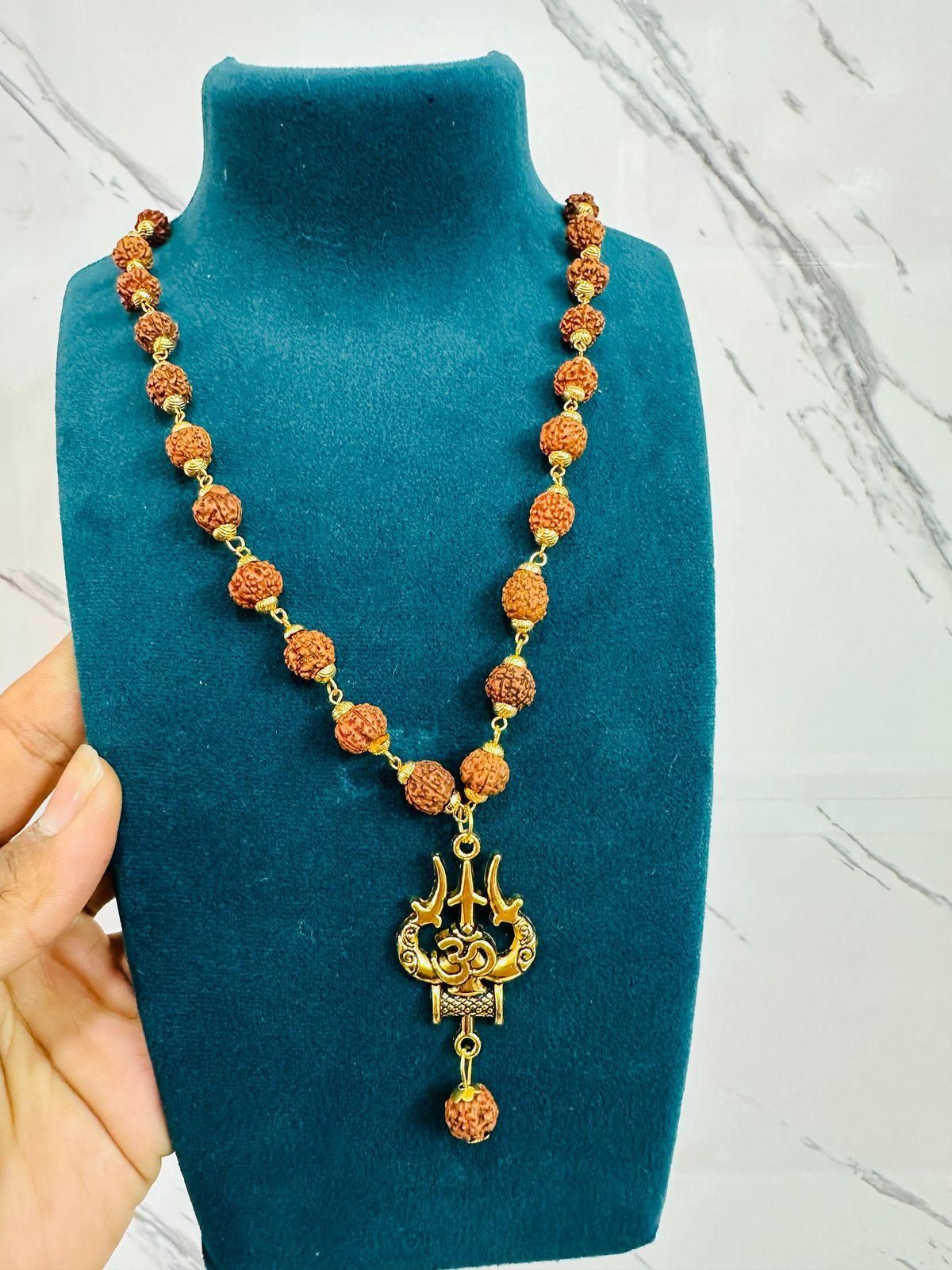 rudraksha beads, panchmukhi rudraksha mala, shiva pendant men, spiritual mala, trishul jewelry men, rudraksha mala men, spiritual jewelry men, rudraksha necklace men, shiva trishul mala, men's spiritual necklace

