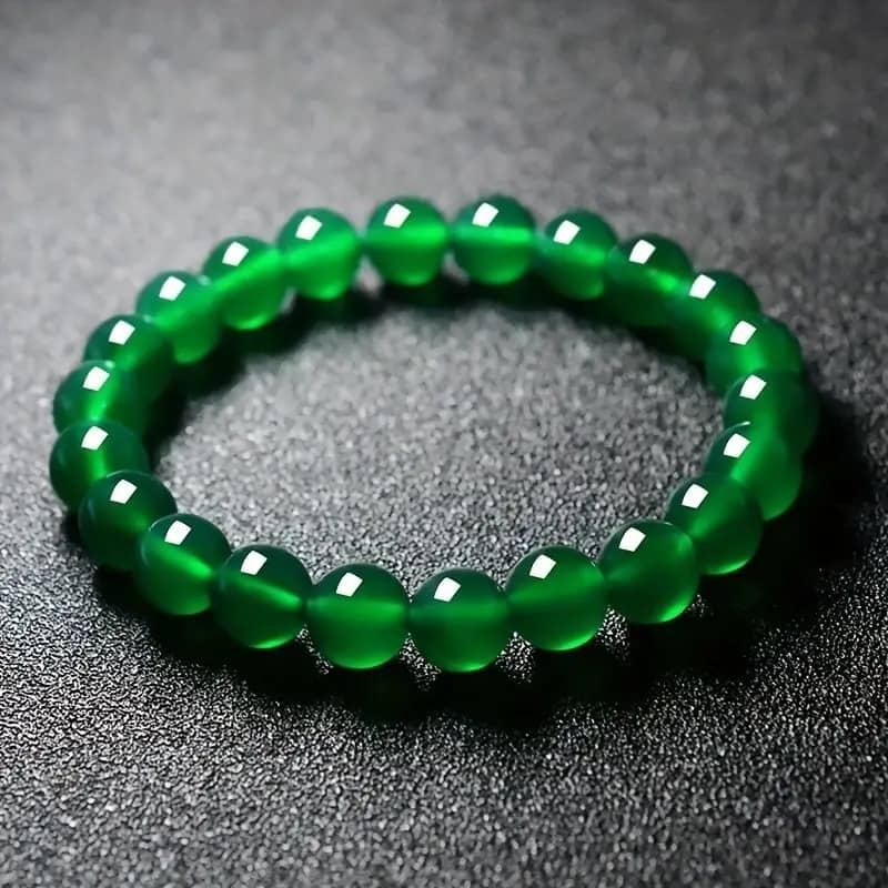 natural healing stone bracelet green jade, jade stone bracelet for healing, green jade healing bracelet unisex, pack of two green jade bracelets, natural stone bracelet men and women, healing jade bracelet pack of 2, green jade beaded bracelet set, jade bracelet for wellness, unisex green jade bracelet pack of 2