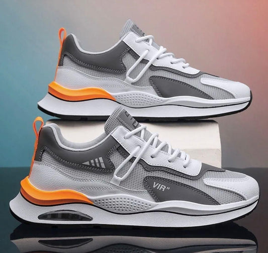 Men Stylish Lightweight Casual Shoes – White Synthetic Lace-Up Airmix Sole, men lightweight casual shoes, stylish casual shoes for men, white casual shoes for men, synthetic casual footwear men, lace-up casual shoes men, breathable men casual shoes, airmix sole casual shoes, comfortable lightweight shoes for men, trendy men's casual shoes, men’s daily wear shoes, men’s white sneakers online India, casual shoes for office and outings