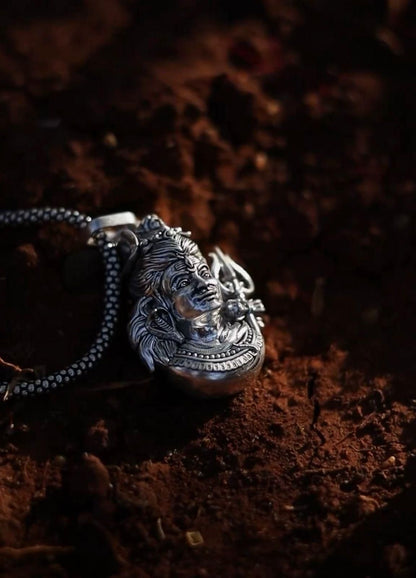 Lord Mahadev Premium Pendant Chain for Men – Silver Alloy Shiva Necklace, Lord Mahadev pendant chain, Mahadev premium pendant for men, silver alloy Mahadev chain, Lord Shiva pendant necklace, Mahadev jewelry for men, casual Mahadev chain, alloy pendant chain for men, silver Mahadev necklace, spiritual pendant for men, Hindu religious jewelry men, Mahadev silver pendant, men’s Shiva pendant chain

