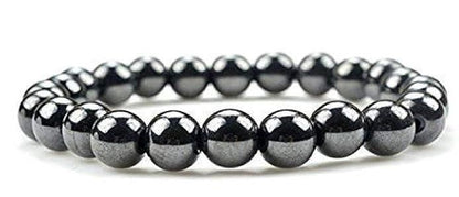 hematite bracelet, magnetic healing bracelet, 8mm crystal beads, natural stone jewelry, healing bracelet for men, healing bracelet for women, magnetic crystal bracelet, wellness stone bracelet, therapeutic bracelet pack, hematite energy bracelet

