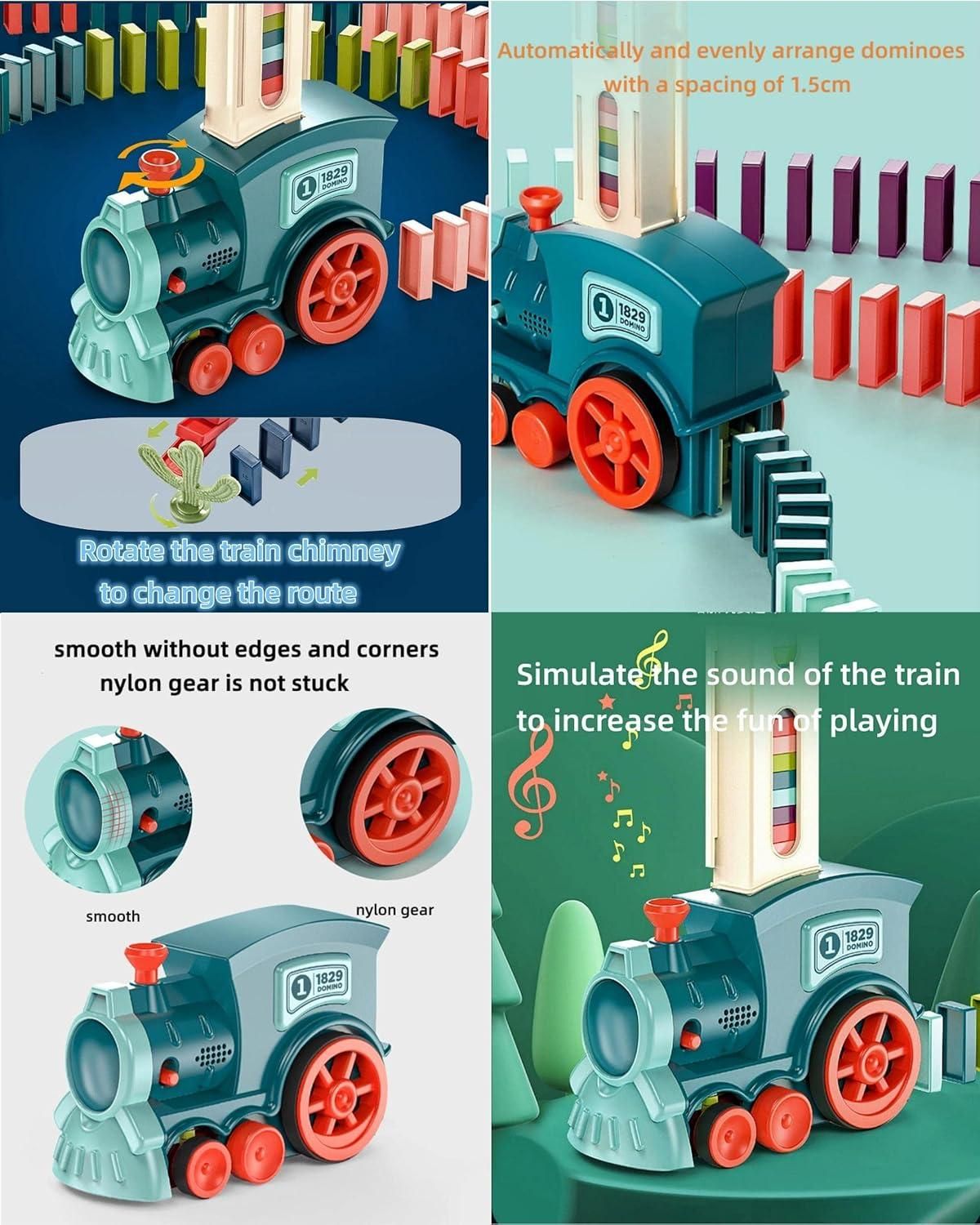 domino train toy India, automatic train domino set for kids, BPA-free domino train toy, train toy with colorful domino blocks, domino toy set with sound effects, kids domino train game India, plastic domino train toy for toddlers, domino train engine toy, automatic block placing train toy, sound effect train toy India

