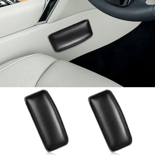 Car Knee Pad – Memory Foam Leather Leg Cushion for Driver Comfort & Support, car knee pad, car leg support pad, memory foam knee cushion for car, car leg cushion for driver, car knee rest pad, car door knee support, leather knee cushion, ergonomic car leg pad, driver side knee cushion, car accessories for comfort


