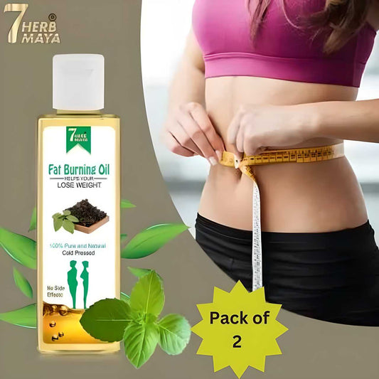 7Herbmaya Fat Burning Slimming Oil | Anti Cellulite & Skin Toning Oil (Pack of 2), fat burning oil, slimming oil for weight loss, fat burner oil, anti cellulite oil, skin toning oil, slimming massage oil, fat burning massage oil, weight loss oil for belly fat, herbal slimming oil India, 7Herbmaya fat burning oil, cellulite removal oil, oil for reducing belly fat, natural fat burner oil, body toning oil, slimming oil pack of 2

