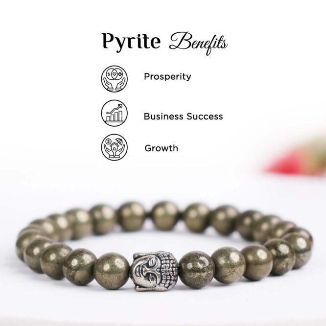 unisex pyrite elastic bracelet with lucky charm natural crystal stretch jewelry, natural pyrite gemstone stretch bracelet unisex, lucky charm elastic crystal bracelet for men and women, unisex natural stone pyrite bracelet with charm, pyrite natural crystal stretch bracelet with lucky charm, buy unisex pyrite gemstone elastic bracelet online india, natural crystal elastic bracelet for daily wear unisex, stretch pyrite bracelet with lucky charm for men and women, natural pyrite lucky charm bracelet 