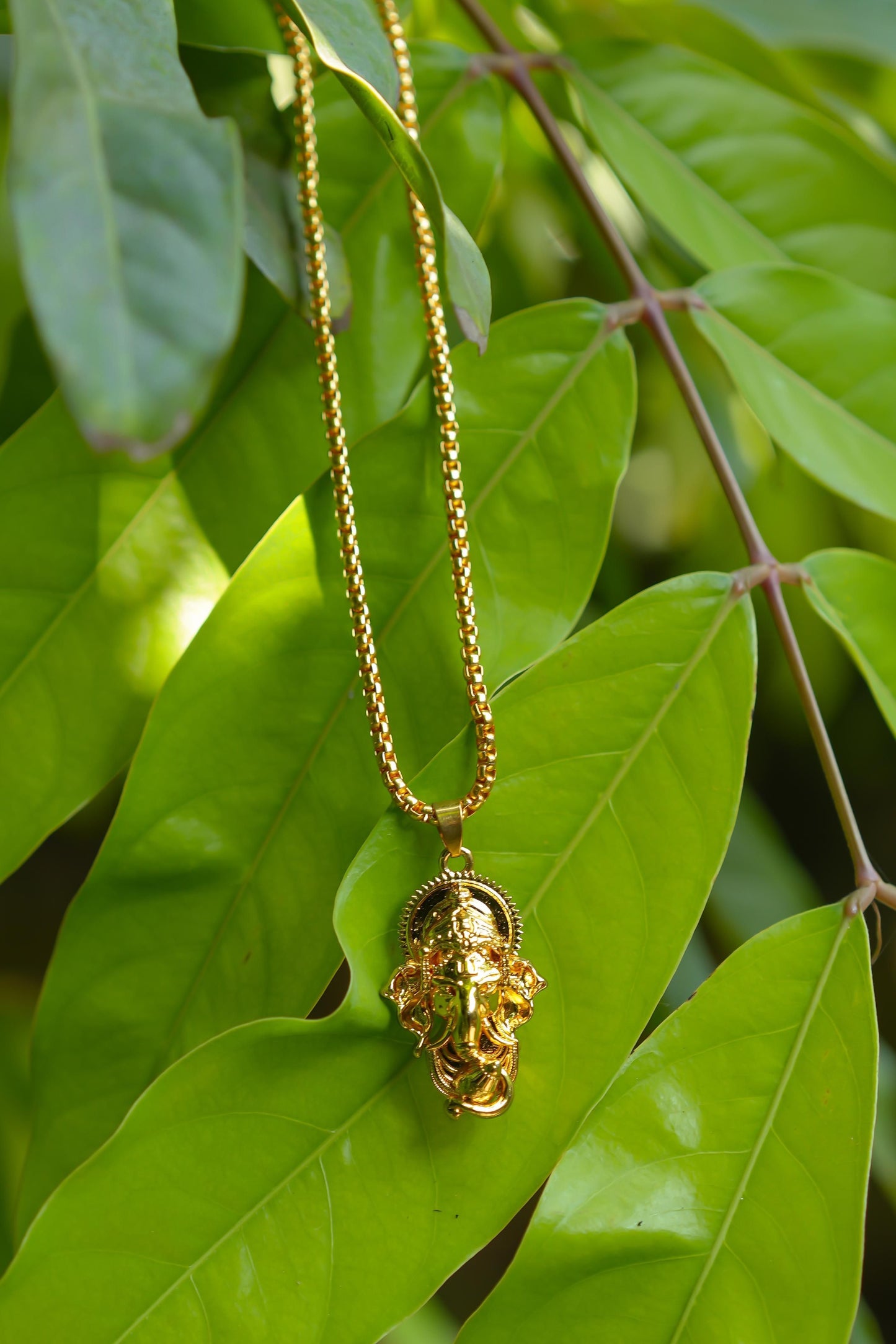 Ganesha Pendant with Gold Snake Chain – Gold Plated Alloy Pendant for Men, ganesha pendant with chain, gold ganesha pendant, snake chain necklace men, gold plated ganesha pendant, men’s gold pendant chain, casual ganesha jewelry men, ganesha snake chain necklace, gold alloy pendant men, men’s religious pendant, ganesha pendant with snake chain for men


