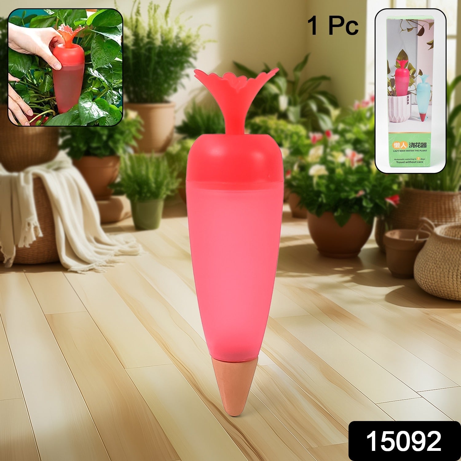 drip irrigation spike for pots and planters, water feeder for indoor plants, eco-friendly plant watering spike tool, 