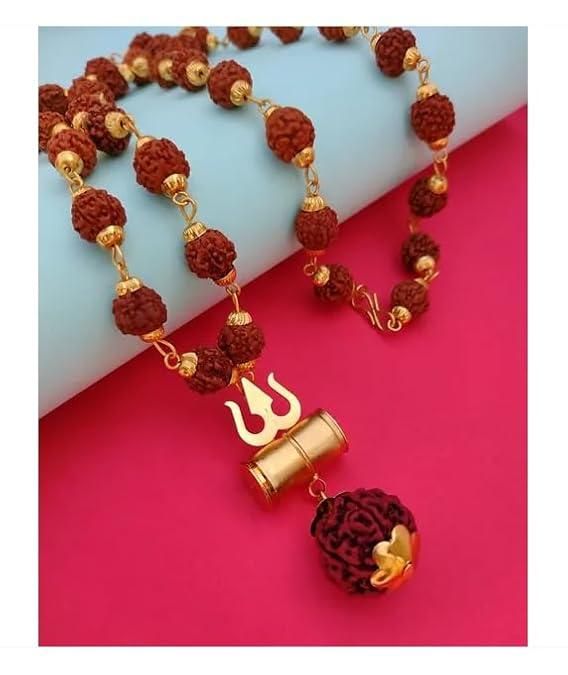 spiritual shiv trishul pendant men, rudraksha chain with silver trishul pendant, silver plated trishul pendant necklace, men's spiritual rudraksha jewelry, shiv trishul pendant with rudraksha beads, silver plated shiv pendant with rudraksha chain, religious pendant men rudraksha chain, spiritual silver plated pendant men, shiv trishul rudraksha jewelry for men