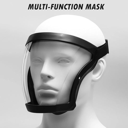 Full Face Anti-Fog Transparent Mask – Protective Face Shield for Men, full face transparent mask, anti-fog face mask, face shield mask, protective face mask, full face mask for men, safety face protection, anti-fog shield, reusable face mask

