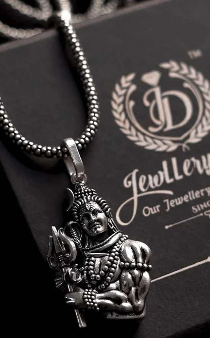 silver shankar locket with chain for men, lord shiva pendant necklace in silver, stylish silver mahadev pendant for men, spiritual shiva locket with silver chain, shankar ji silver chain pendant for men, devotional silver pendant of lord shiva, buy silver shiva pendant with chain online, daily wear silver shiva locket for men, silver lord shiva necklace with chain for men, shiva ji silver chain locket for spiritual men

