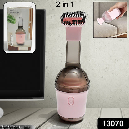 cordless cleaner for removing crumbs and dust, compact tabletop vacuum for study and office, wireless dust remover for home electronics, desktop cleaner for keyboards and workspaces, small vacuum with ergonomic grip for easy use