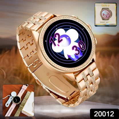 smartwatch with dual strap combo and touchscreen display, fashion-forward smartwatch with fitness and call features