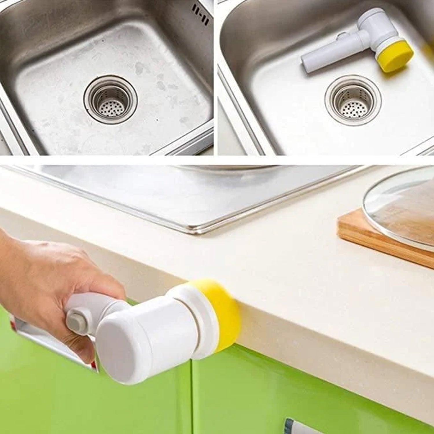 multipurpose electric cleaner, scrubber for walls and floor