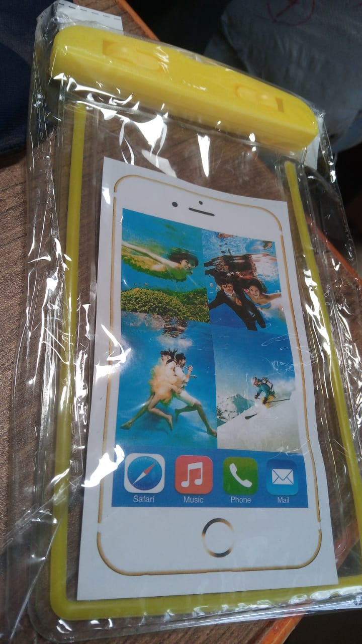 waterproof pouch for phone with floating design, touch sensitive waterproof case for all mobiles
