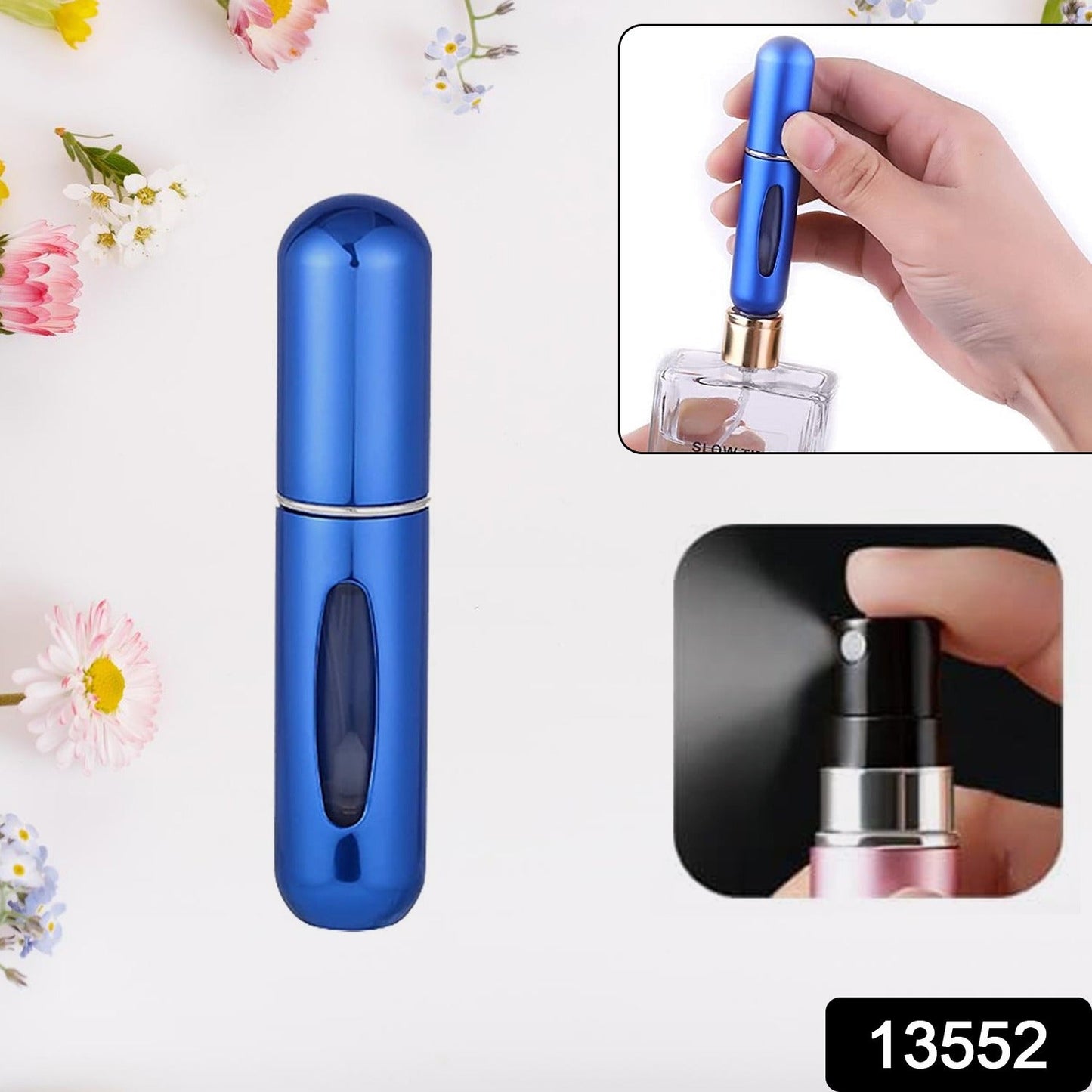 small refillable perfume container for purse, leak-proof perfume atomizer for travel, compact perfume sprayer for handbag use,