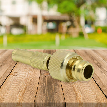 Durable brass garden hose nozzle with quick connect