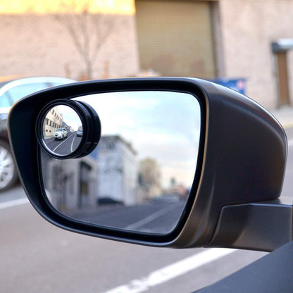 Universal car blind spot mirrors for safer parking and lane changing