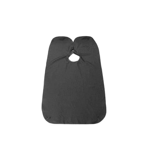 Black beard apron hair clippings catcher with suction cup straps
