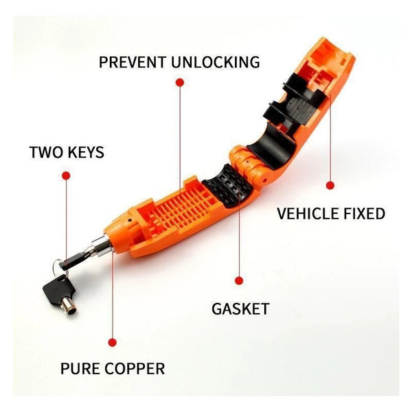 theft proof bike handlebar locking system, durable bike brake lock for two wheelers,