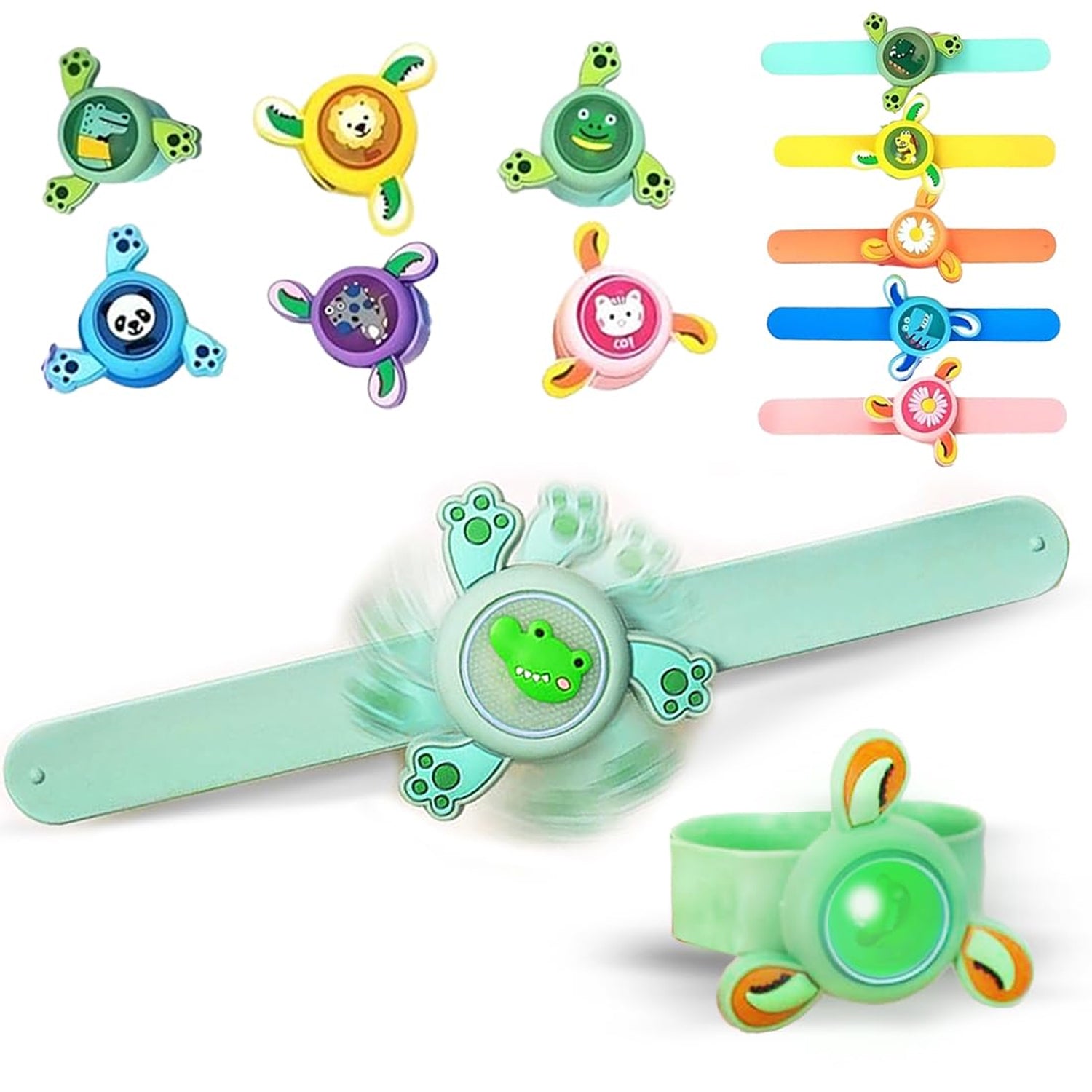 Flashing LED slap bracelet wristband for boys and girls