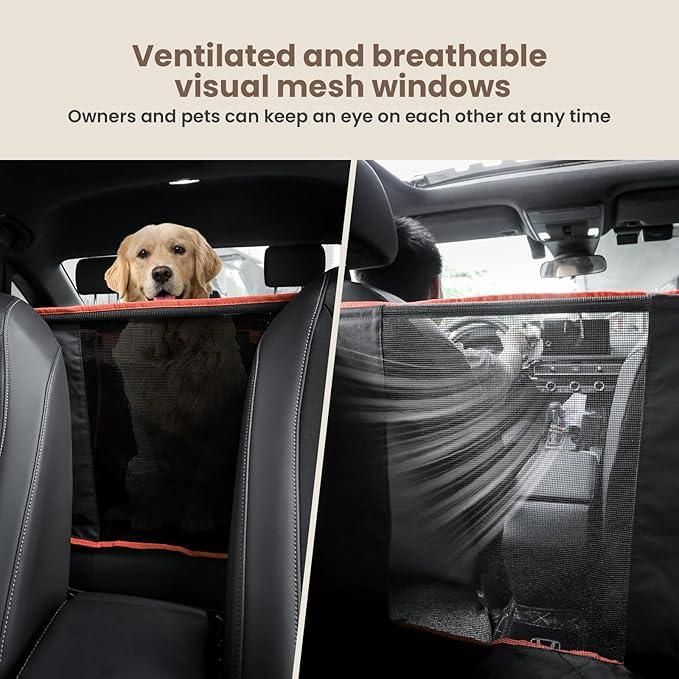  large dog car seat booster with breathable mesh design India, medium size dog travel seat waterproof for cars, car seat for dogs with breathable mesh and nylon waterproof,