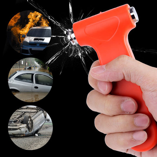 Car safety hammer with ABS handle and steel head for emergency escape