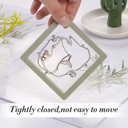 Clear jewelry organizer anti tarnish anti oxidation gift box