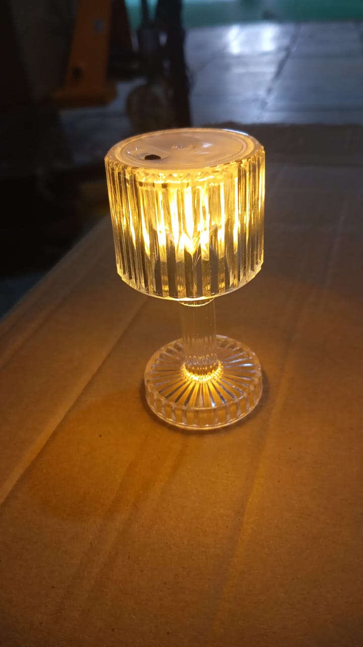 Modern LED crystal lamp used for festival décor and gifting