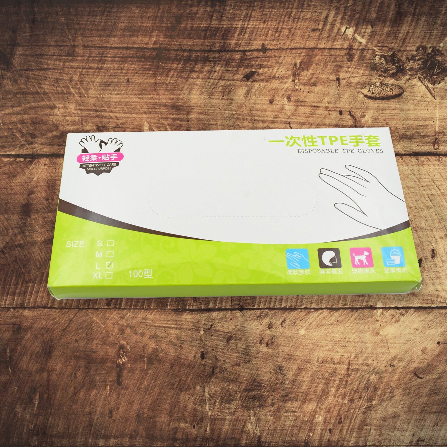 Disposable gloves pack for food handling and catering services