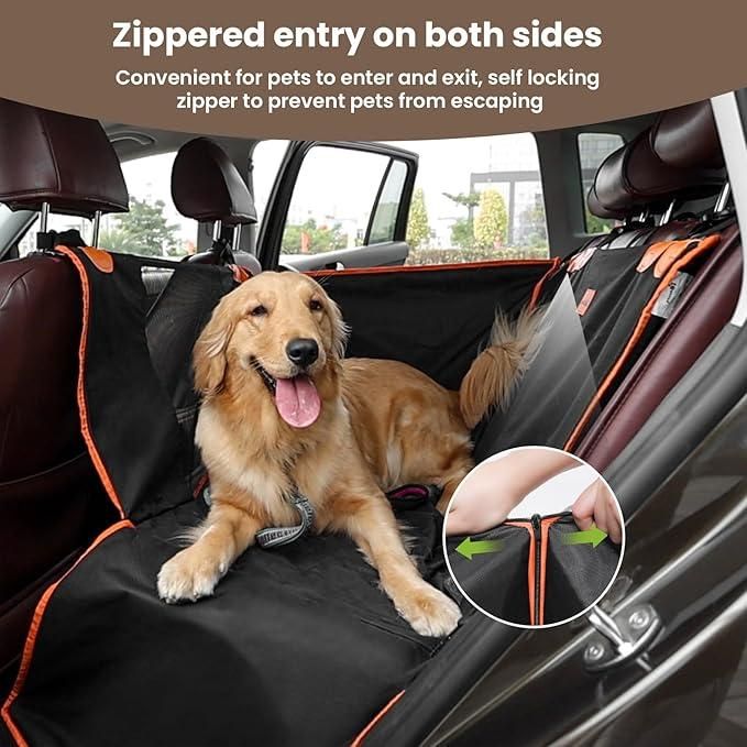 pet booster car seat for medium large dogs in India, safe and comfortable dog booster seat for cars India, waterproof mesh dog travel car seat for large breeds, dog car seat with nylon mesh breathable fabric, dog seat for cars booster waterproof large and medium pets