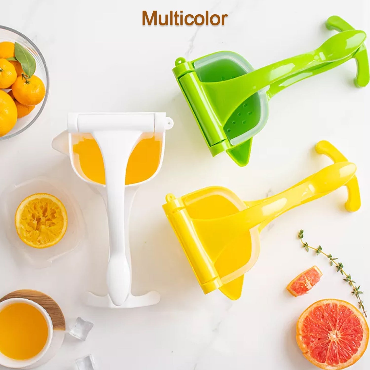 Juicing tool with adjustable pulp control screw end