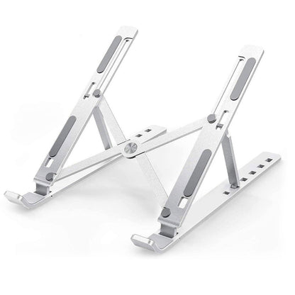 Ergonomic laptop riser elevating laptop for better posture